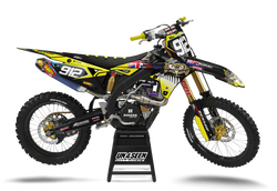 Suzuki Angry Kiwi Graphic Kit - RMZ RM RMX DR DRZ JR Models | All Years