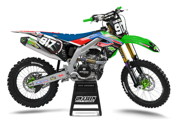 Kawasaki Eric Sorby Replica Graphic Kit - KK KXF KDX KLX Models | All Years
