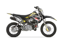 Honda Sharkdog Yellow Graphic Kit - CRF CR XR Models | All Years