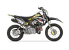 Crf110 Graphics Kit - Sharkdog Yellow