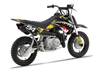 Crf50 Graphics Kit - Sharkdog Yellow