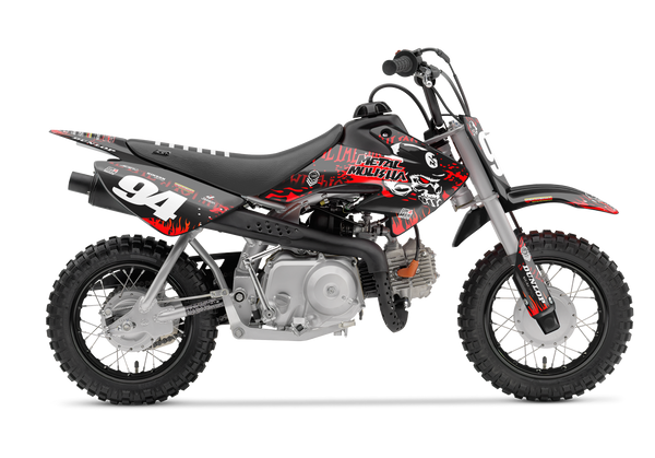 Honda Metal Mulisha Red Graphic Kit - CRF CR XR Models | All Years