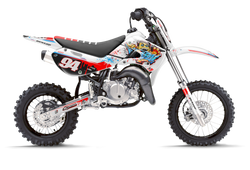 Kawasaki Rex Zombie Blood Red Graphic Kit - KK KXF KDX KLX Models | All Years