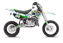 Kawasaki Rex Zombie Blood Green Graphic Kit - KK KXF KDX KLX Models | All Years