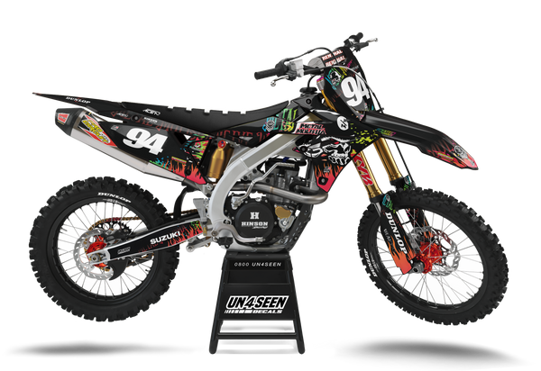 Suzuki Metal Mulisha Bright Graphic Kit - RMZ RM RMX DR DRZ JR Models | All Years