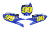 Yamaha Number Background Decals - Yarn