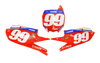 Yamaha Number Background Decals - Yarn