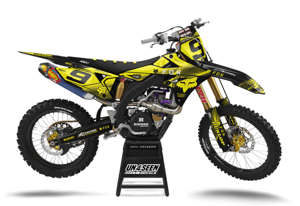 Suzuki Fox Graphic Kit - RMZ RM RMX DR DRZ JR Models | All Years