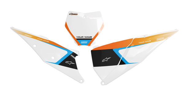 KTM Thnkbig Number Background - SX SXF XC XCF EXC EXCF Models | All Years