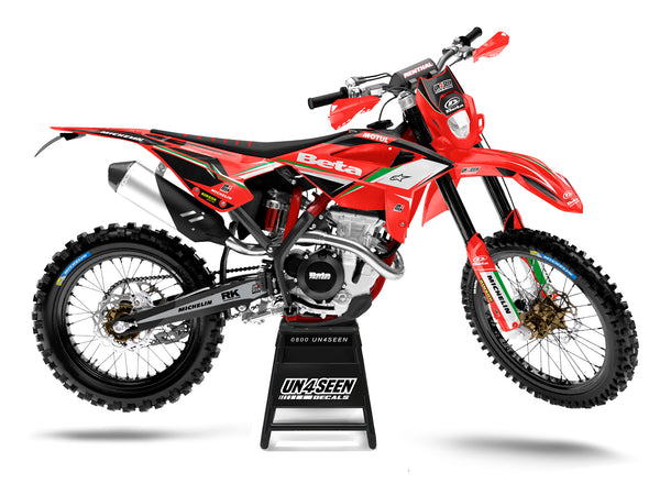 Beta Viva Red Graphics Kit - RR RR Racing Xtrainer RX Models | All Years