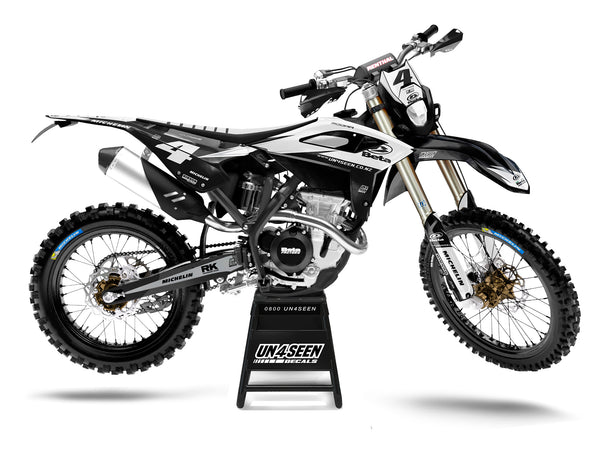 Beta Ultra BLack White Graphics Kit - RR RR Racing Xtrainer RX Models | All Years