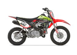 Honda Treble Lime Graphic Kit - CRF CR XR Models | All Years
