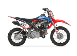 Honda Treble Blue Graphic Kit - CRF CR XR Models | All Years