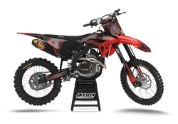 Honda Fade Red Graphic Kit - CRF CR XR Models | All Years