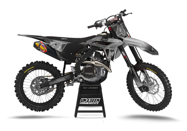 Honda Fade Grey Graphic Kit - CRF CR XR Models | All Years