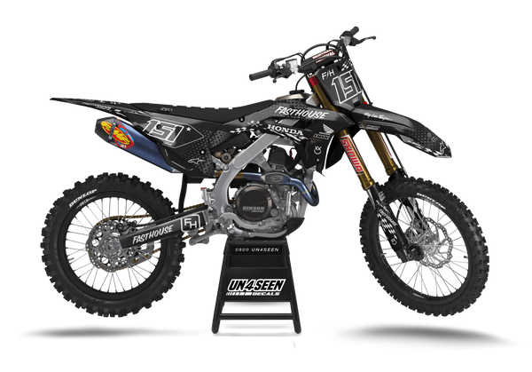 Honda Fasthouse Stealth Graphic Kit - CRF CR XR Models | All Years