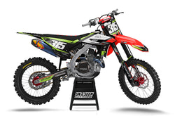 Honda Citrus Graphic Kit - CRF CR XR Models | All Years