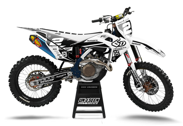 Husqvarna Flair White Graphic Kit - TC FC TE TX FE FS FX Models | All Years