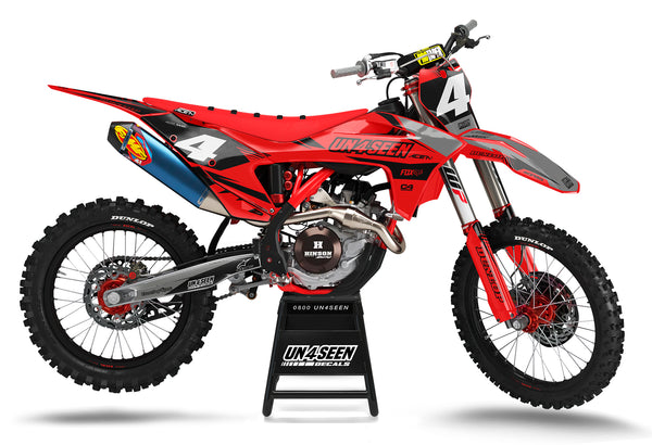 Gasgas Mills Red Graphic Kit - MC EC ES EX Models | All Years