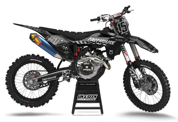 Gasgas Fasthouse Stealth Graphic Kit - MC EC ES EX Models | All Years