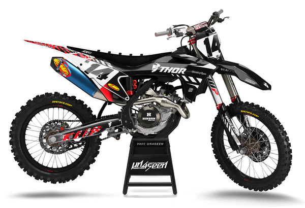 Gasgas Thor Red Graphic Kit - MC EC ES EX Models | All Years