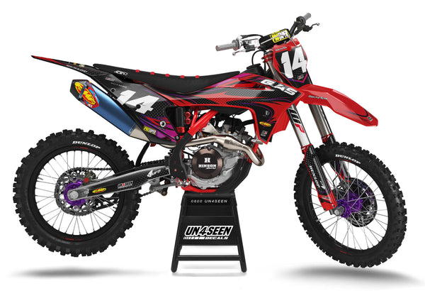 Gasgas Tyson Red Graphic Kit - MC EC ES EX Models | All Years