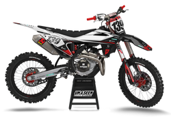 Gasgas Axe Red Graphic Kit - MC EC ES EX Models | All Years