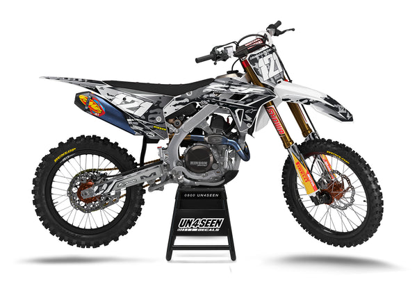 Honda Mover White Graphic Kit - CRF CR XR Models | All Years