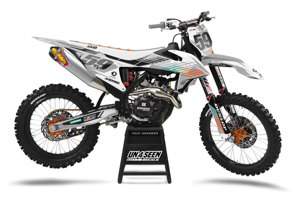 KTM 59 Grey Graphic Kit - SX SXF XC XCF EXC EXCF Models | All Years