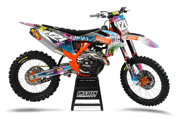 KTM Splash Graphic Kit - SX SXF XC XCF EXC EXCF Models | All Years