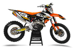 KTM Wells Graphic Kit - SX SXF XC XCF EXC EXCF Models | All Years