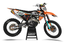 KTM Tld Orange Graphic Kit - SX SXF XC XCF EXC EXCF Models | All Years