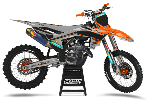 KTM Tape Orange Graphic Kit - SX SXF XC XCF EXC EXCF Models | All Years