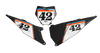 KTM Number Background Decals - Stack