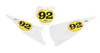 KTM Number Background Decals - Round