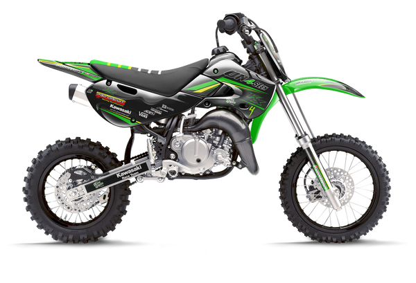 Kawasaki Slammed Graphic Kit - KK KXF KDX KLX Models | All Years