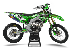 Kawasaki Slice Graphic Kit - KK KXF KDX KLX Models | All Years
