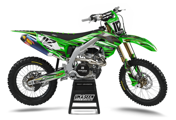 Kawasaki Slice Graphic Kit - KK KXF KDX KLX Models | All Years