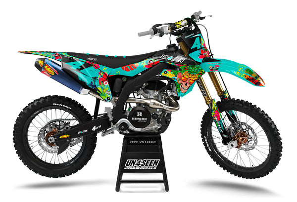 Kawasaki Tropics Graphic Kit - KK KXF KDX KLX Models | All Years