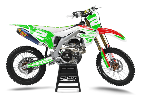 Kawasaki Renthal Graphic Kit - KK KXF KDX KLX Models | All Years