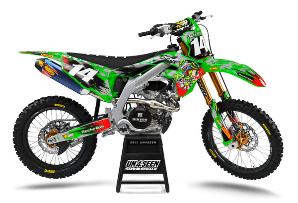 Kawasaki Bathsnake Graphic Kit - KK KXF KDX KLX Models | All Years
