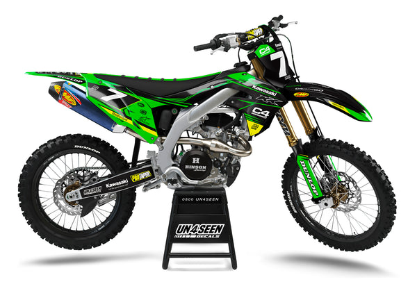 Kawasaki Rowe Graphic Kit - KK KXF KDX KLX Models | All Years