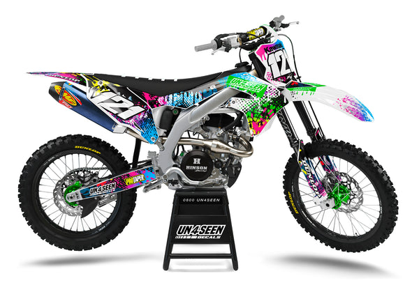 Kawasaki Splash Graphic Kit - KK KXF KDX KLX Models | All Years