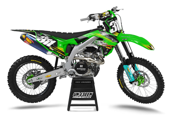 Kawasaki Troy Graphic Kit - KK KXF KDX KLX Models | All Years