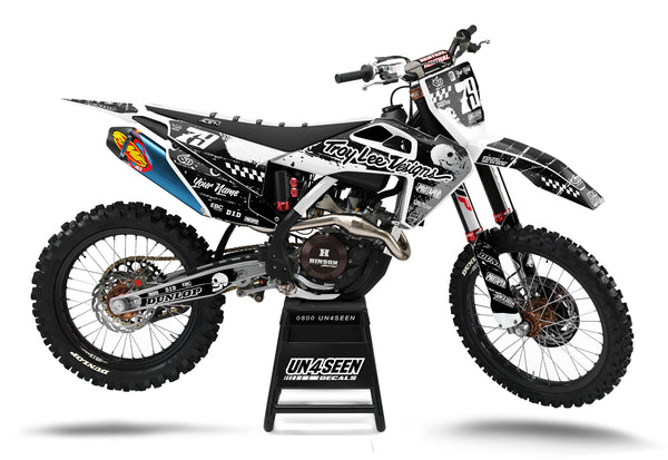 Husqvarna Looting Black Graphic Kit - TC FC TE TX FE FS FX Models | All Years