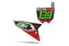 Honda Number Background Decals - Race