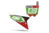 Honda Number Background Decals - Race
