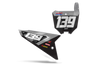 Honda Number Background Decals - Slim