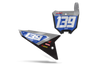 Honda Number Background Decals - Slim