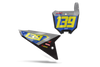 Honda Number Background Decals - Slim